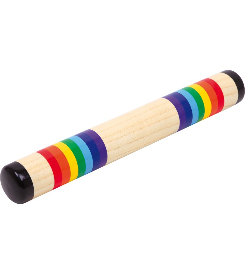 Bâton de pluie en bois Multicolore - 18 mois et plus Small foot pour enfant  de dès 18 mois, dès 18 mois - Musicakids