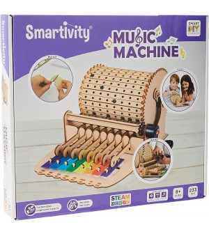 Smartivity - Xylophone - Music Machine - Jouet de construction en bois- Construisez le xylophone, ajoutez les chevilles et