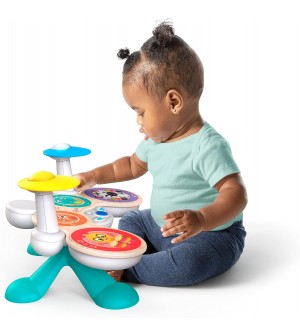 Baby Einstein, Together in Tune, Tambours Magic Touch, Instrument de Musique, 4 Modes de Jeu, 10 MÃ©lodies avec volume