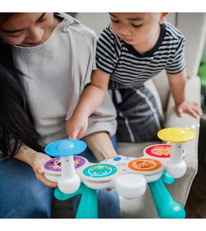 Baby Einstein, Together in Tune, Tambours Magic Touch, Instrument de Musique, 4 Modes de Jeu, 10 MÃ©lodies avec volume