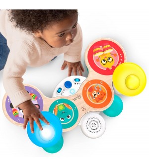 Baby Einstein, Together in Tune, Tambours Magic Touch, Instrument de Musique, 4 Modes de Jeu, 10 MÃ©lodies avec volume