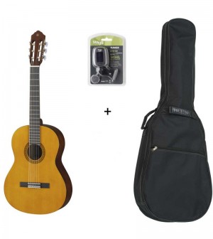 Pack Yamaha CS40 3/4 - Guitare Classique 3/4 (+ accordeur et  housse )