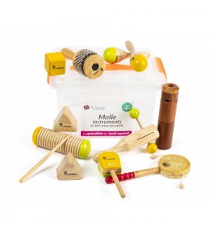 Jouet maracas oeuf Instrument de musique à percussion en bois pour enfant