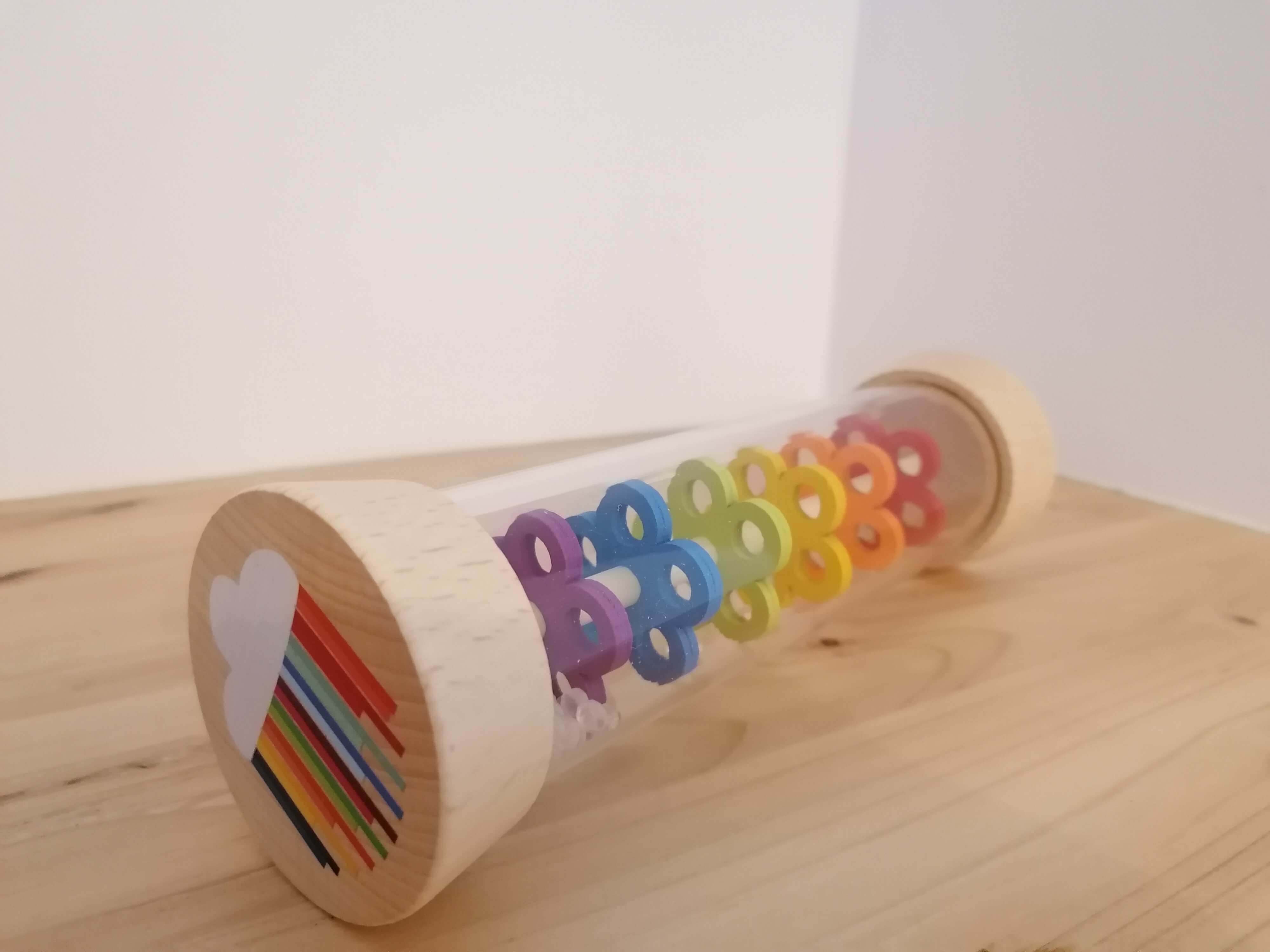Bâton de Pluie Montessori en Bois - Safari - Eveil Musical pour Bébé